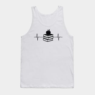 book heartbeat book lovers Tank Top